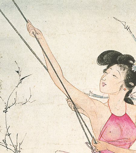 春宫-胡也佛的仕女画和最知名的金瓶梅秘戏图